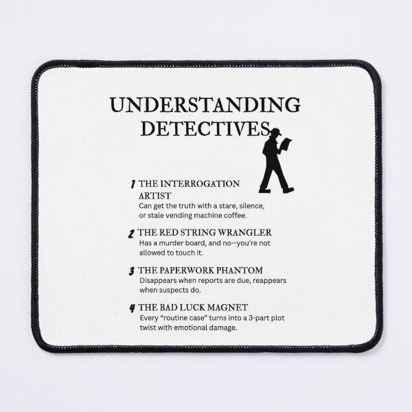 Item preview, Understanding Detectives – Funny Crime Solver Quotes for True Crime & Mystery Fans designed and sold by PsyFlow35.