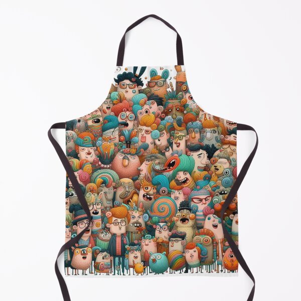 Item preview, A Colorful Crowd Where Every Face is a Surprise designed and sold by Vanich-Panich.