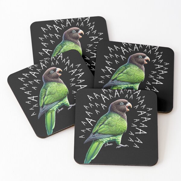 Item preview, Funny Screaming Dusky Parrot Lover designed and sold by Kimberley King Art  King Art.