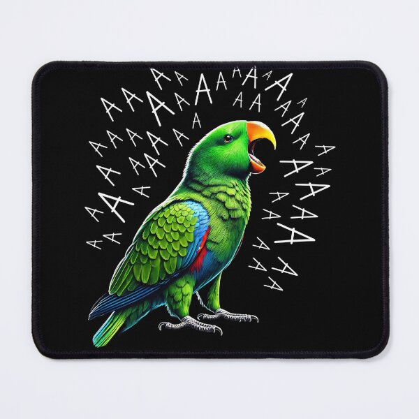 Item preview, Funny Screaming Eclectus Green Parrot Lover designed and sold by Kimberley King Art King Art.
