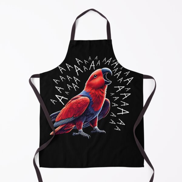 Item preview, Funny Screaming Eclectus Red Parrot Lover designed and sold by Kimberley King Art King Art.