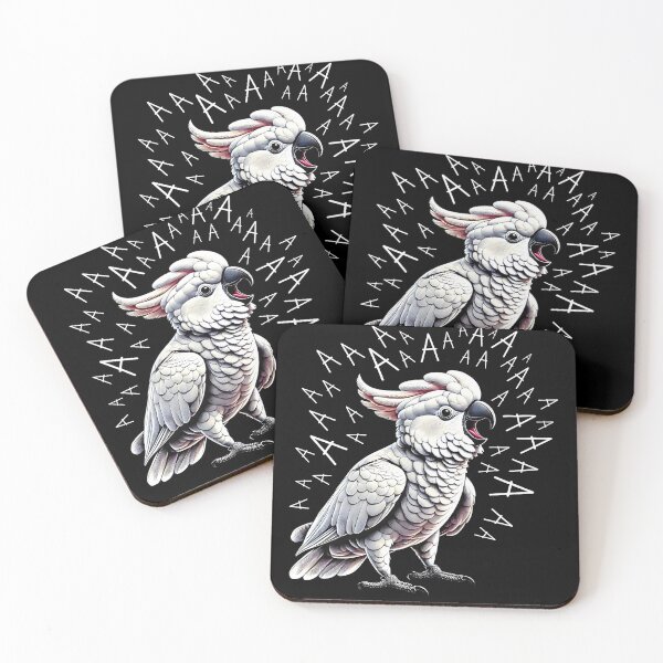 Item preview, Funny Screaming Goffins Cockatoo Parrot Lover designed and sold by Kimberley King Art  King Art.