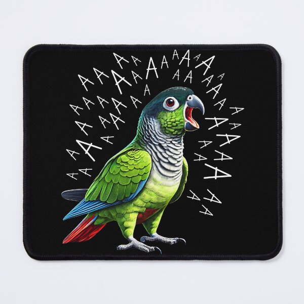 Item preview, Funny Screaming Green Cheek Conure Parrot Lover designed and sold by Kimberley King Art  King Art.