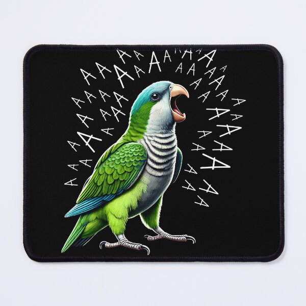 Item preview, Funny Screaming Quaker Parrot Lover designed and sold by Kimberley King Art  King Art.