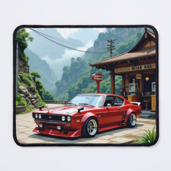 Item preview, Vintage Nissan in the mountains designed and sold by Salimgor Hangaround Music.