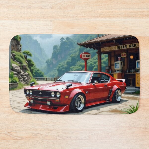 Item preview, Vintage Nissan in the mountains designed and sold by Salimgor Hangaround Music.