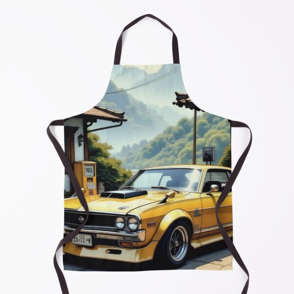 Item preview, Yellow vintage Nissan in the mountains designed and sold by Salimgor Hangaround Music.
