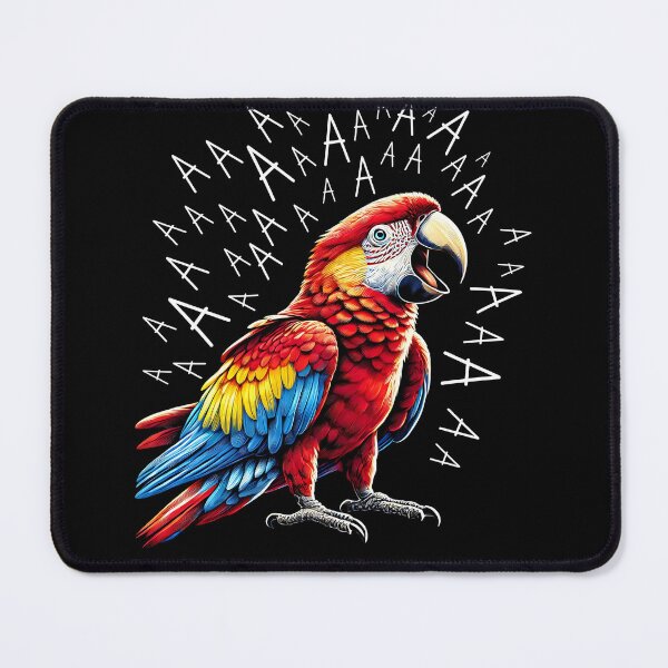 Item preview, Funny Screaming Scarlet Macaw Parrot Lover designed and sold by Kimberley King Art King Art.