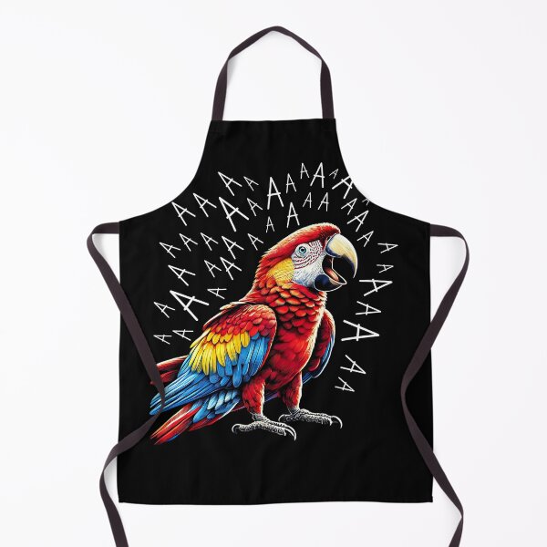 Item preview, Funny Screaming Scarlet Macaw Parrot Lover designed and sold by Kimberley King Art  King Art.