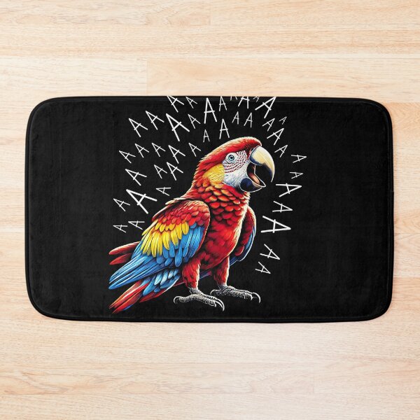 Item preview, Funny Screaming Scarlet Macaw Parrot Lover designed and sold by Kimberley King Art  King Art.