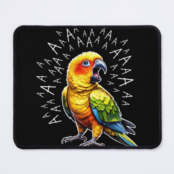 Item preview, Funny Screaming Sun Conure Parrot Lover designed and sold by Kimberley King Art  King Art.