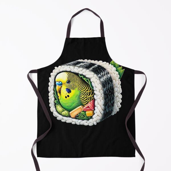 Item preview, Funny Sushi Budgerigar Parakeet Parrot Lover Birding designed and sold by Kimberley King Art King Art.