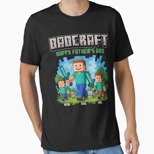 Item preview, DadCraft - Happy Father's Day - A Minecraft Movie designed and sold by Sophia Brown.