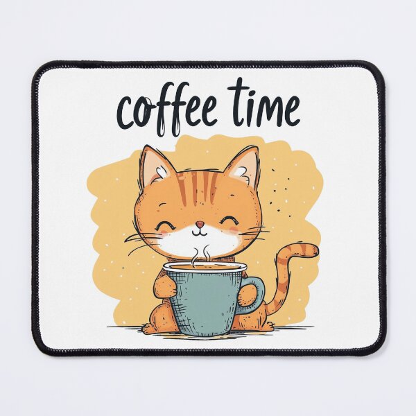 Item preview, A coffee-drinking cat designed and sold by wuhoe.