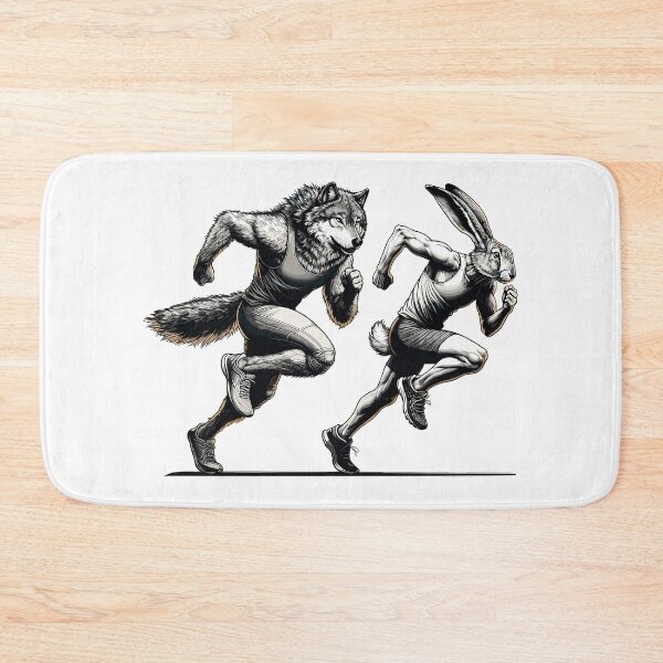 Item preview, Competition Hare and Wolf Race Sprint Gift designed and sold by Pineapple-Tree.