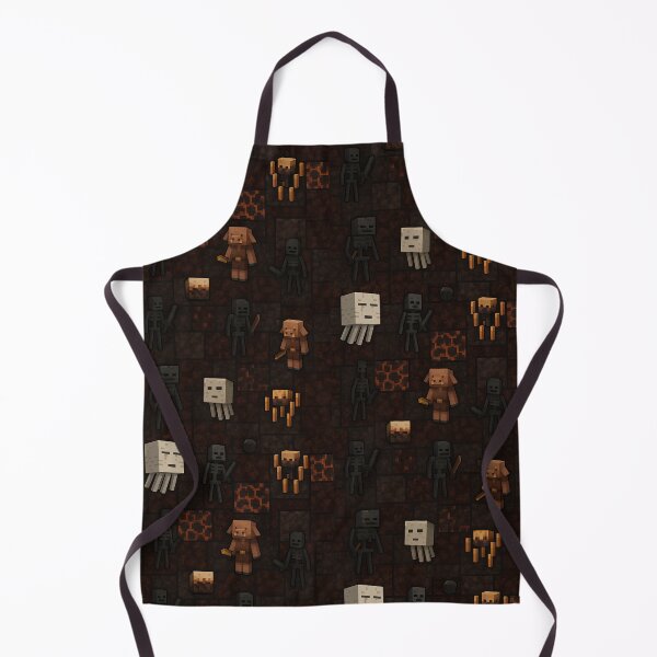 Item preview, Nether Vibes – Dark Pixel Art Pattern Inspired by Minecraft designed and sold by SpicyGraphicArt.