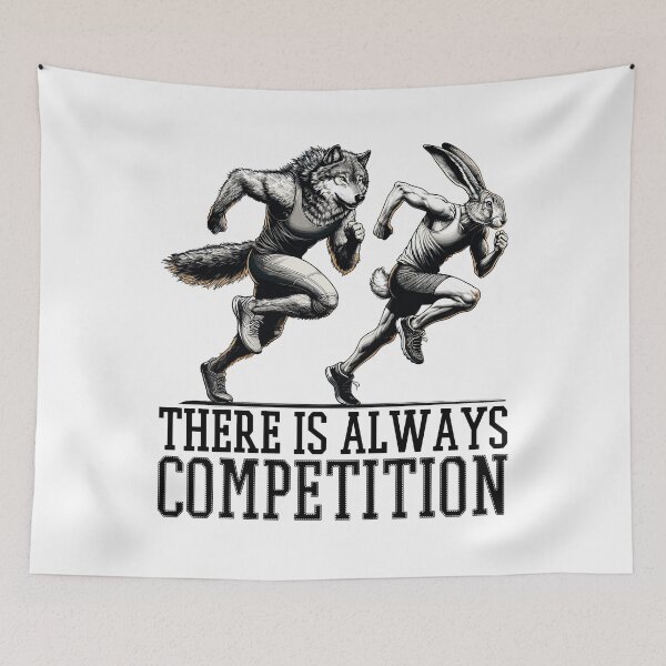 Item preview, Competition Hare and Wolf Competition Gift designed and sold by Pineapple-Tree.