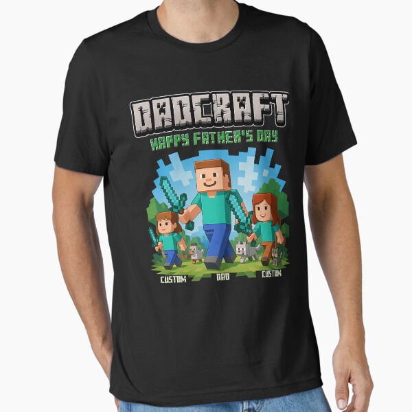 Item preview, DadCraft - Happy Father's Day - A Minecraft Movie designed and sold by Sophia Brown.