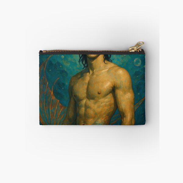 Item preview, Handsome Asian Merman Birthday in Deep Sea Fantasy Style designed and sold by Aryabek.