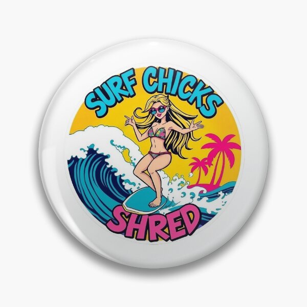 Item preview, Surf Chicks Shred designed and sold by JackFreestone.