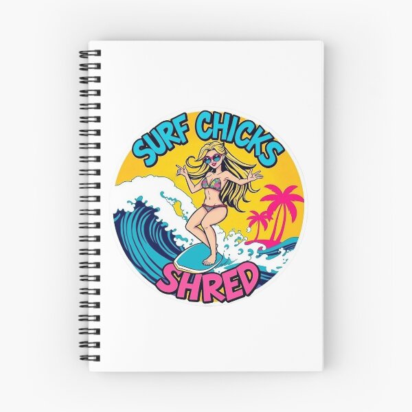 Artikelvorschau, Surf Chicks Shred entworfen und verkauft von JackFreestone.