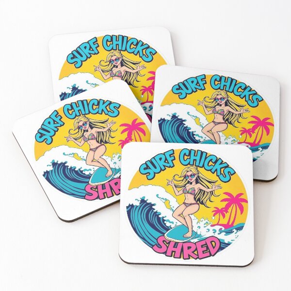 Item preview, Surf Chicks Shred designed and sold by JackFreestone.