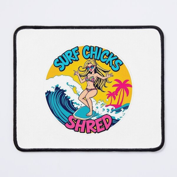 Item preview, Surf Chicks Shred designed and sold by JackFreestone.