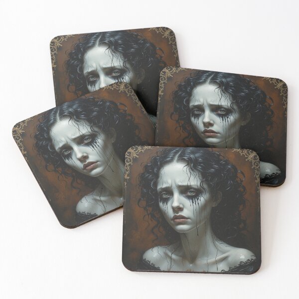 Item preview, Ghostly Beauty – Portrait of a Dark Soul designed and sold by ShatteredNightmare.