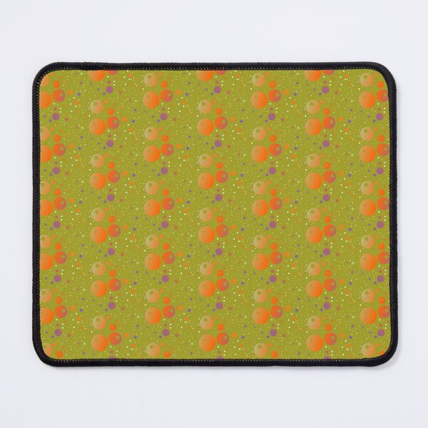 Item preview, Warm green orange cozy colors dot pattern | yellow ochre green creative dots designed and sold by lausn.