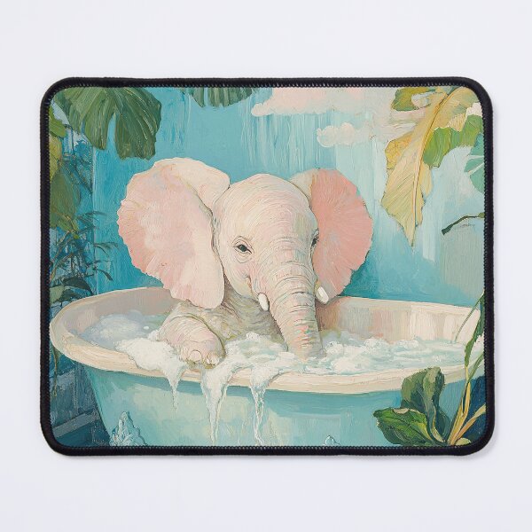 Item preview, Elephant: Water Drop Happiness designed and sold by ArtHouseNiklas.