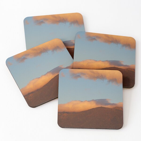 Item preview, Orange Moody Sunset Mount Bogong designed and sold by Joy Watson - Natural Light Photography .