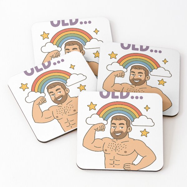 Item preview, Sorry You’re Old But Not Straight – Gay Rainbow Muscle Birthday designed and sold by Aryabek.