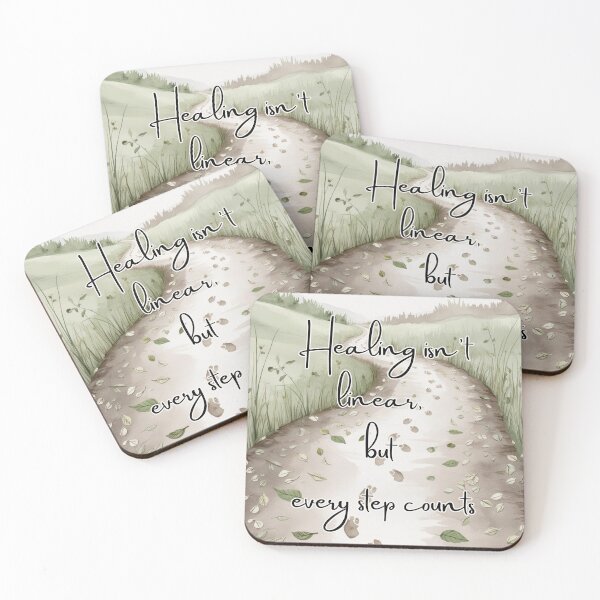Item preview, Healing is Linear designed and sold by CreatedbyKandJ.