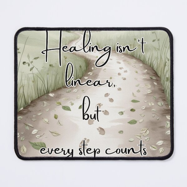 Item preview, Healing is Linear designed and sold by CreatedbyKandJ.