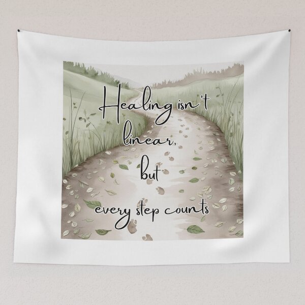 Item preview, Healing is Linear designed and sold by CreatedbyKandJ.