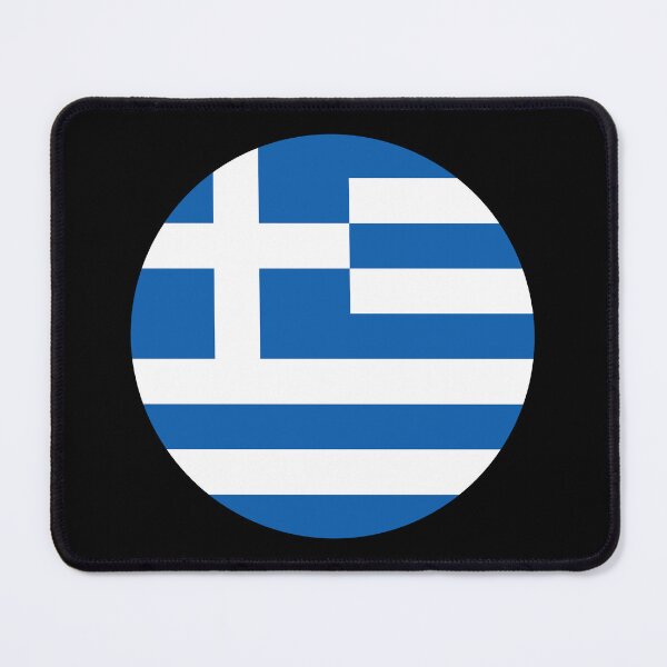Item preview, Greece Flag designed and sold by USEFULART-Shop.