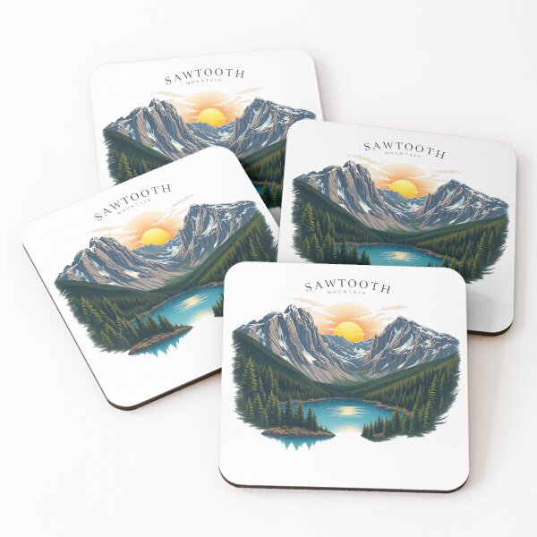 Item preview, Sawtooth Mountain Scenic Landscape designed and sold by latelierdechris.
