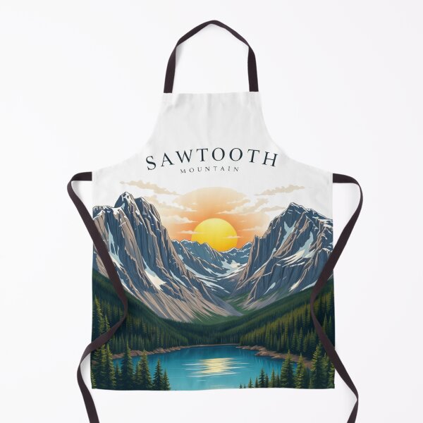 Item preview, Sawtooth Mountain Scenic Landscape designed and sold by latelierdechris.
