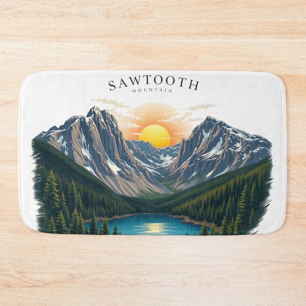 Item preview, Sawtooth Mountain Scenic Landscape designed and sold by latelierdechris.