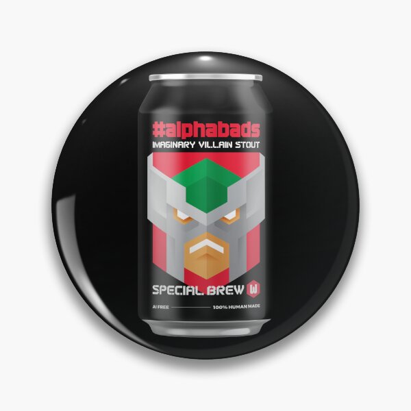 Item preview, IMAGINARY VILLAIN STOUT // #alphabads "W" designed and sold by REALTHANG CUSTOMS.