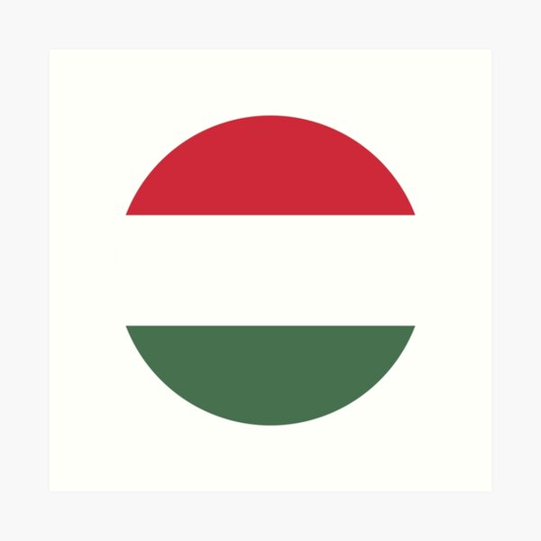 Item preview, Hungary Flag designed and sold by USEFULART-Shop.
