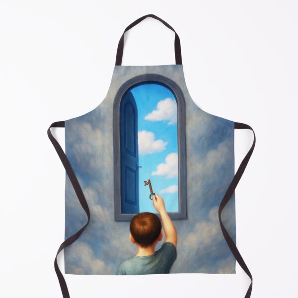 Item preview, Key to the Sky – Surreal Art of a Boy Unlocking the Heavens designed and sold by Patternicity.