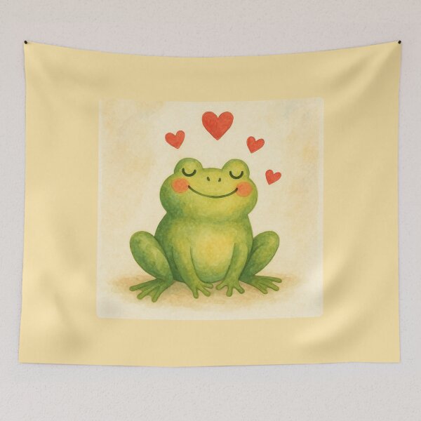 Item preview, Little Frog, Big Love designed and sold by GusiaTreasures.