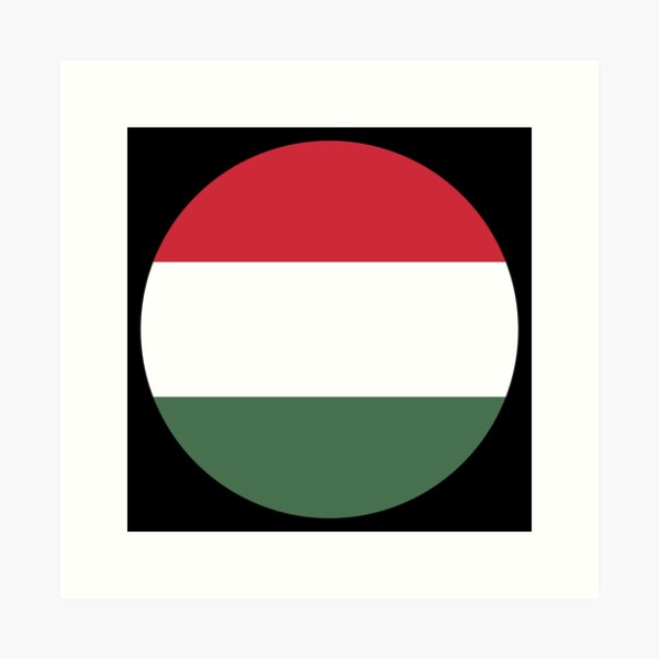 Item preview, Hungary Flag designed and sold by USEFULART-Shop.