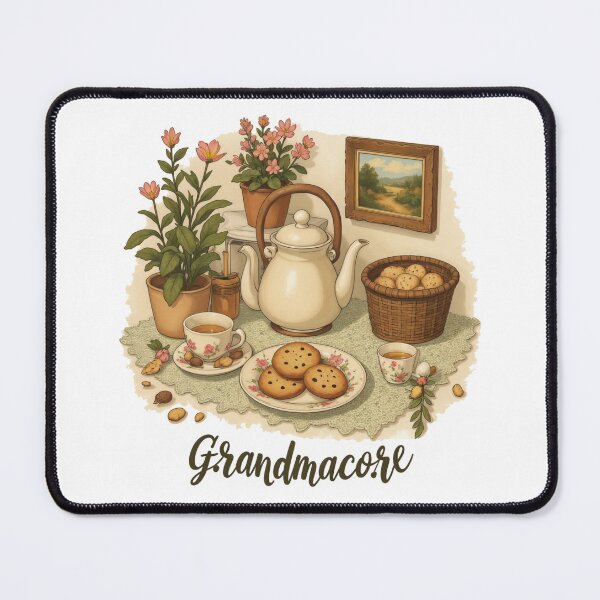 Item preview, Grandmacore Cozy Tea Setup Design designed and sold by latelierdechris.