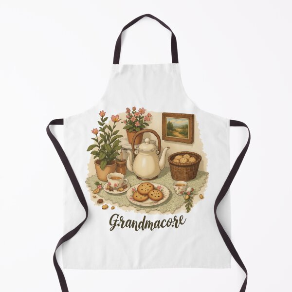 Item preview, Grandmacore Cozy Tea Setup Design designed and sold by latelierdechris.