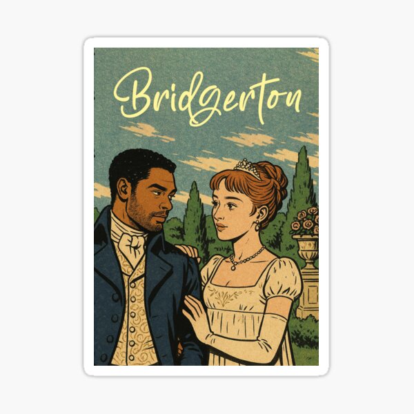 Aperçu de l'œuvre Bridgerton, Simon Bassett, Daphné Bridgerton, Amour  créée et vendue par Mauswohn.