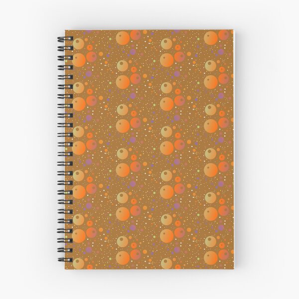 Item preview, Warm brown orange cozy colors polka dots |  brown artistic original dotted designed and sold by lausn.
