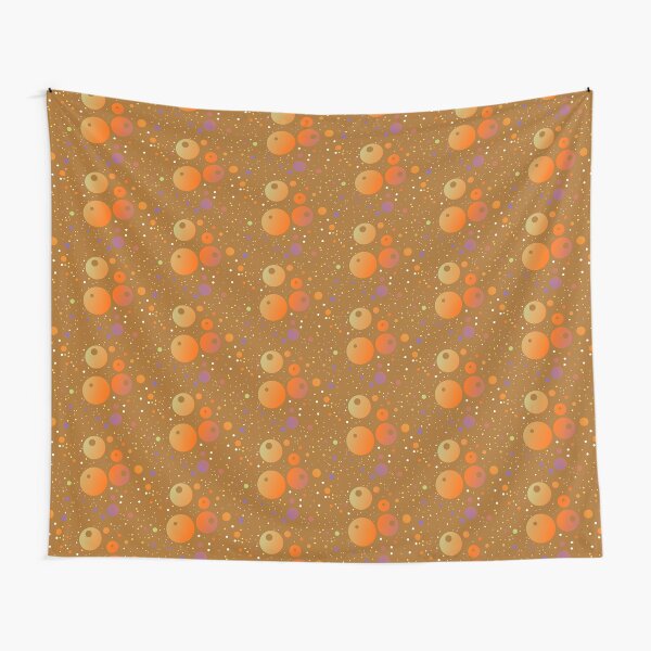 Item preview, Warm brown orange cozy colors polka dots |  brown artistic original dotted designed and sold by lausn.