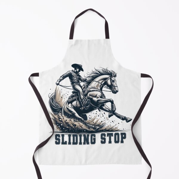 Item preview, Sliding Stop Cowboy and Horse Dynamic Western Art designed and sold by latelierdechris.